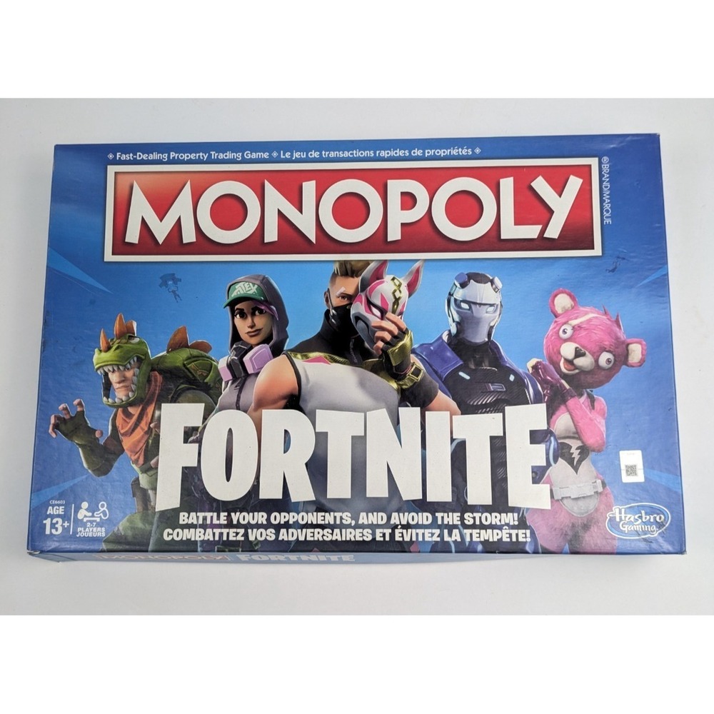 Monopoly Fortnite Limited Edition Board Game Fortnite Game‎ 100% Complete
